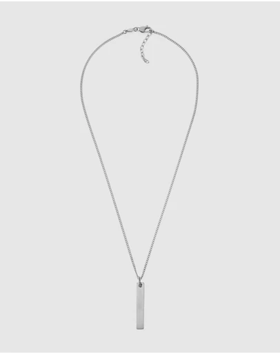 Fossil - Fossil Vintage Casual Silver Necklace JF03988040