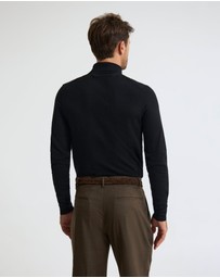 Oxford - Aaron Turtle Neck Merino Pullover