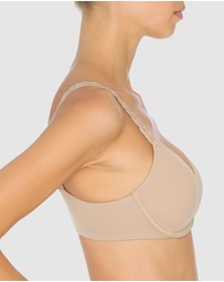 Natori - Pure Luxe Lace Strap Smooth Contour T-Shirt Bra