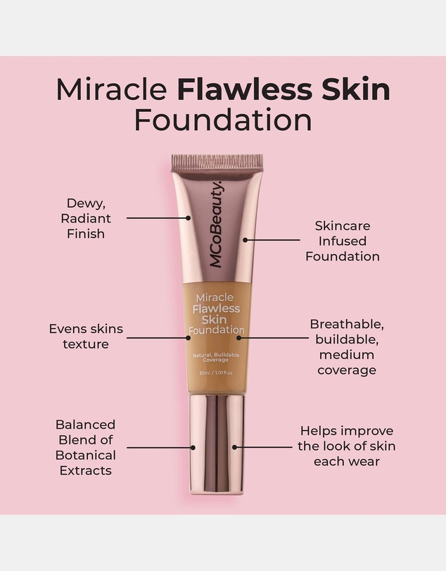 MCoBeauty - Miracle Flawless Skin Foundation - Nude Beige