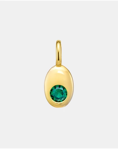 Zoe Olivia - 14K Gold Vermeil May Birthstone Charm