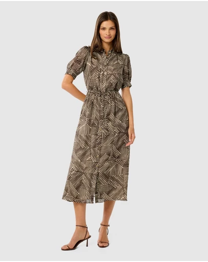 Forever New - Hallie Printed Midi Dress