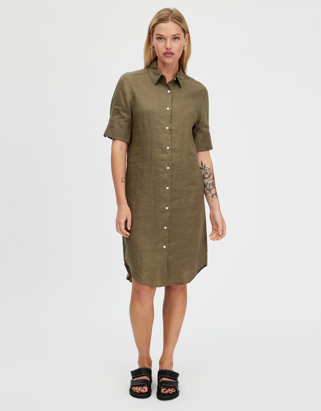 White By FTL - Hettie Shirt Dress