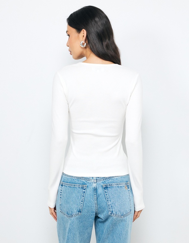 AERE - Long Sleeve Rib Tee