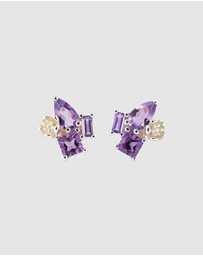 Karen Walker - Rock Garden Earrings with Amethyst