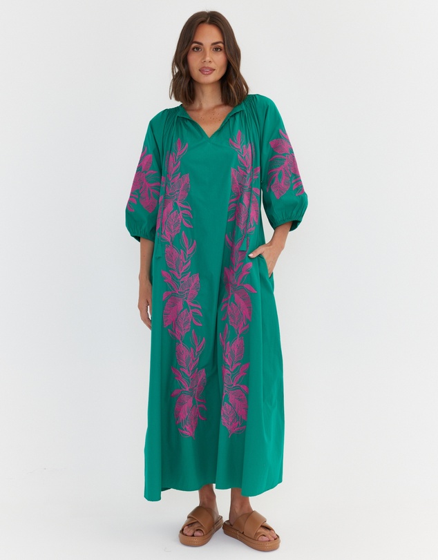 ALEXANDRA - Lindox Dress Green