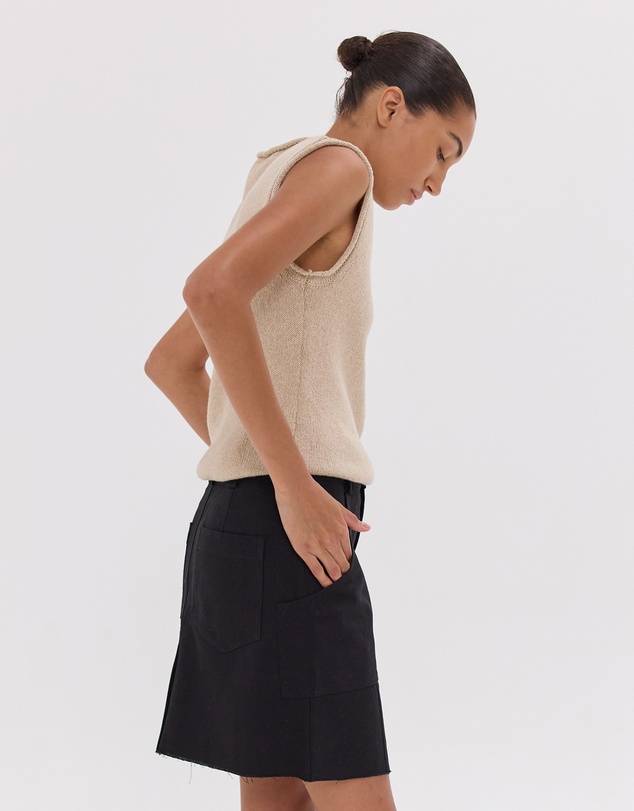 Cloth & Co. - The Short Element Skirt | Black