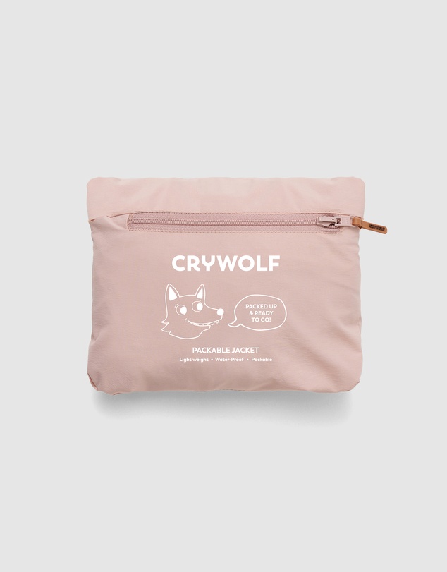 Crywolf - PACKABLE JACKET Blush
