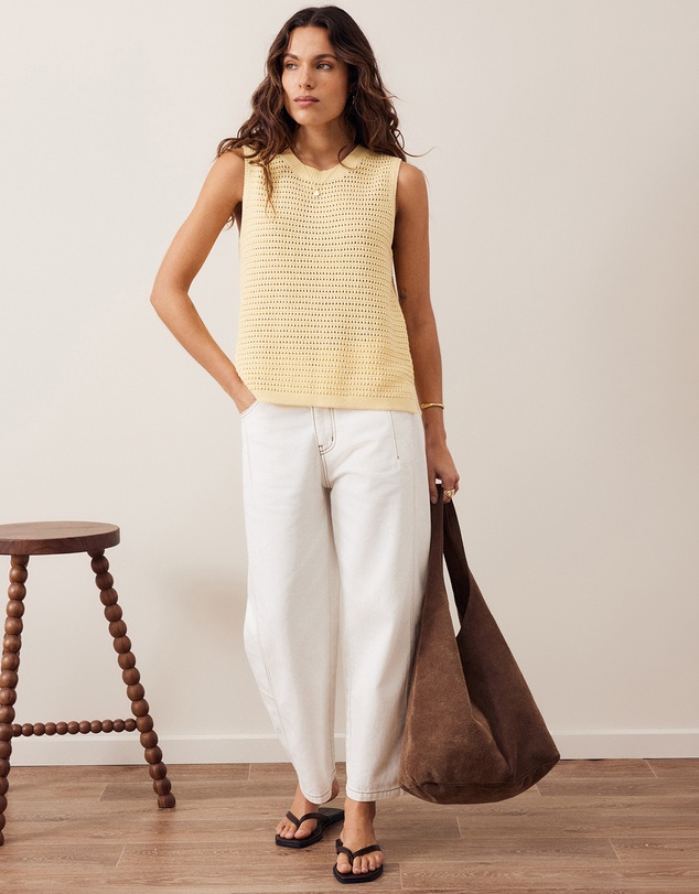 Ceres Life - Maddy Mesh Knit Tank