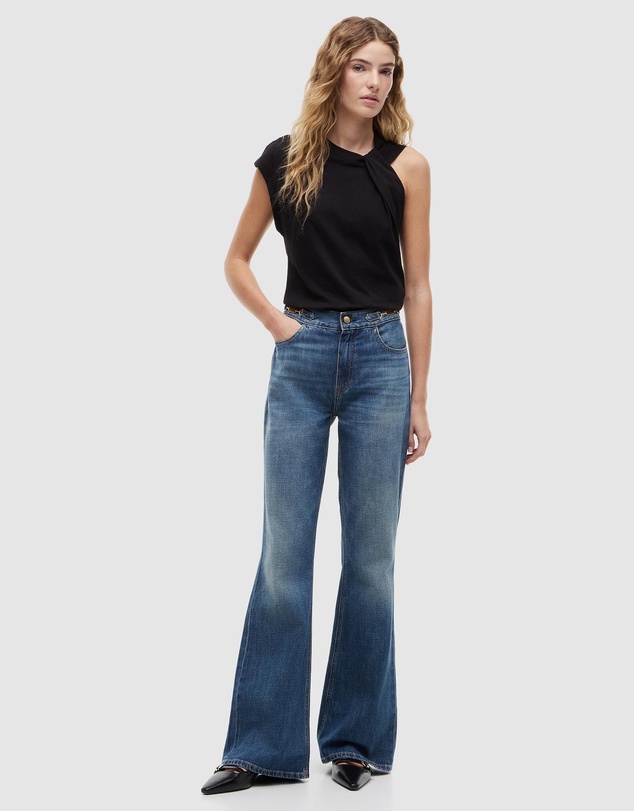Tommy Hilfiger - Slub Knot No Sleeve Top