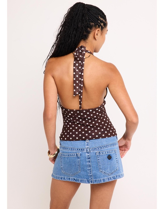 Alice In The Eve - Ava Slinky Plunge Top