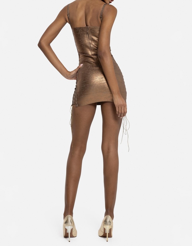 Jaded London - Lace Up Bandage Dress