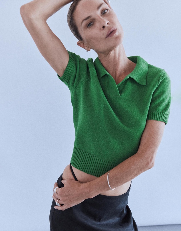 M.N.G - Knitted Polo-Neck Sweater