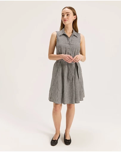 Review - Courtside Check Mini Dress