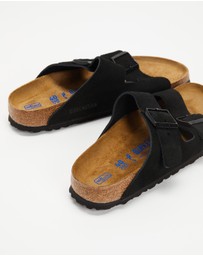 Birkenstock - Arizona Soft Footbed Suede Leather Narrow - Women's