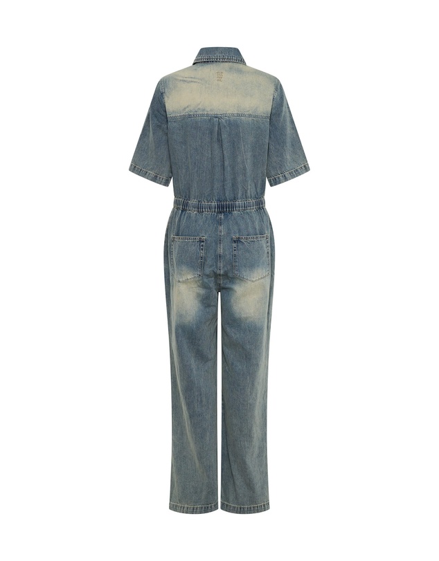 ONE TEASPOON - Veronica Denim Jumpsuit - Blue Sand