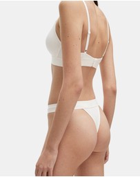HUGO - Stretch Cotton Logo Thong