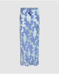KINGA CSILLA - Verde Column Skirt