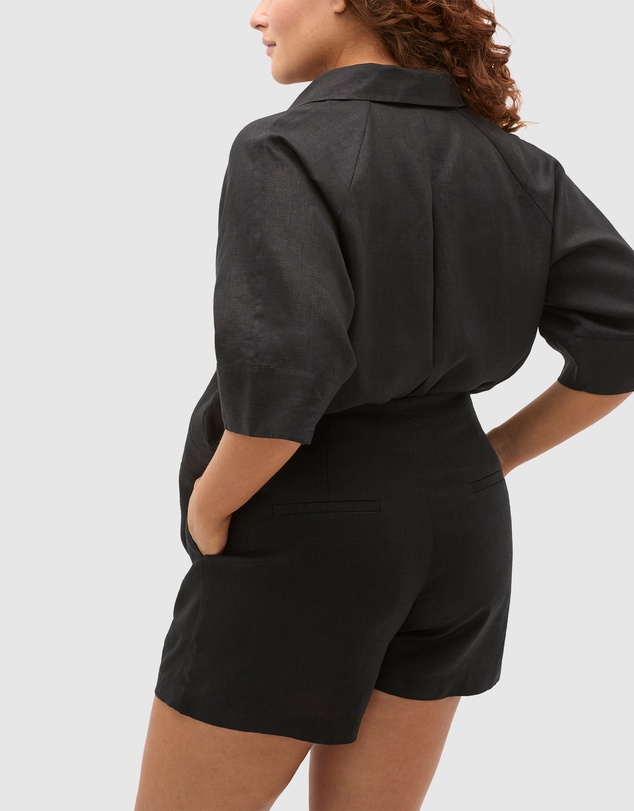 Seed Heritage - Core Linen High Rise Short