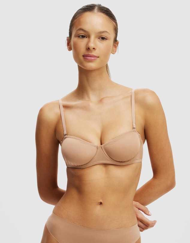 Cotton On Body - Sheer Strapless Balconette Bra