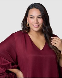 Pink Dusk by Curve Project - Lover Boy Blouse
