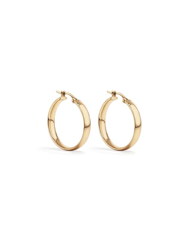 Michael Hill - 20mm Round Hoop Earrings in 10kt Yellow Gold
