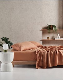 Linen House - Nimes Pure Linen Standard Pillowcase