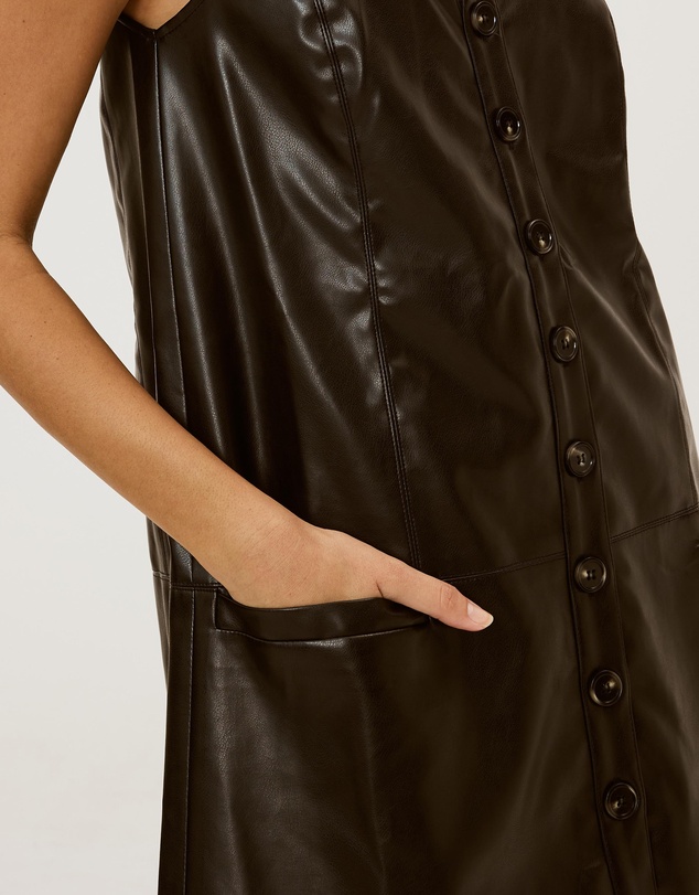 Calli - Lilly Pu Mini Dress