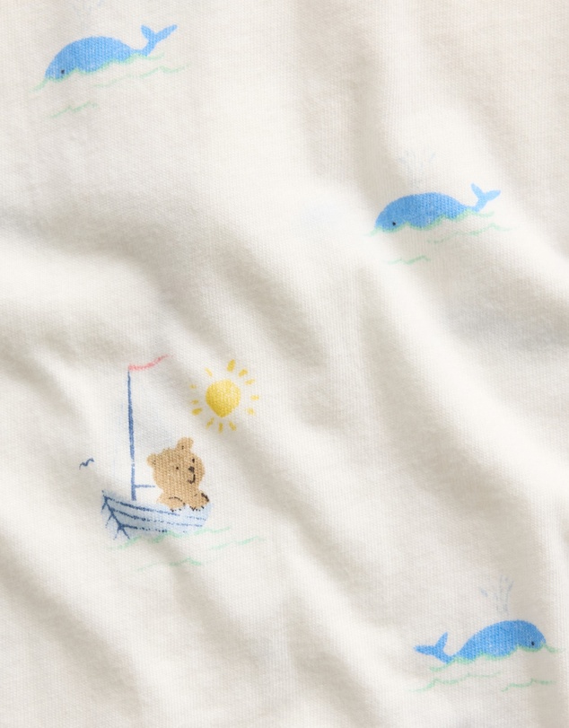GAP - Jersey Zip Sleep Shortie - Babies