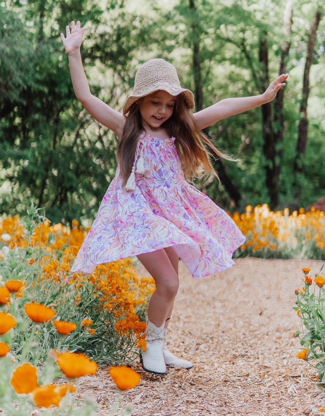 WITH LOVE FOR KIDS - Cotton Muslin Dress - Babies - Kids