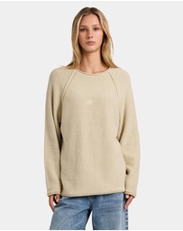 RVCA - Womens Ivy Raglan Crew Neck