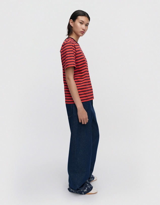Marimekko - Tasaraita Unikko Kioski t-shirt