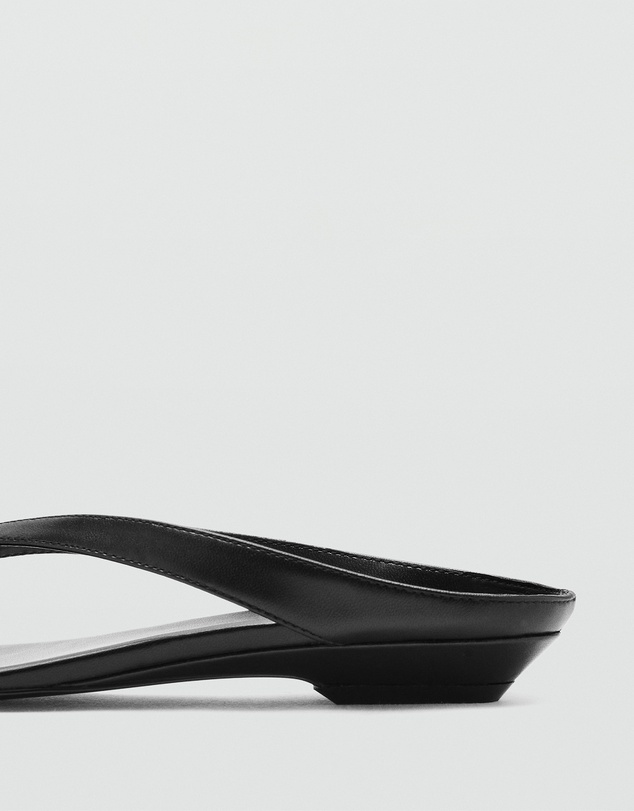 M.N.G - Wedge Leather Sandals