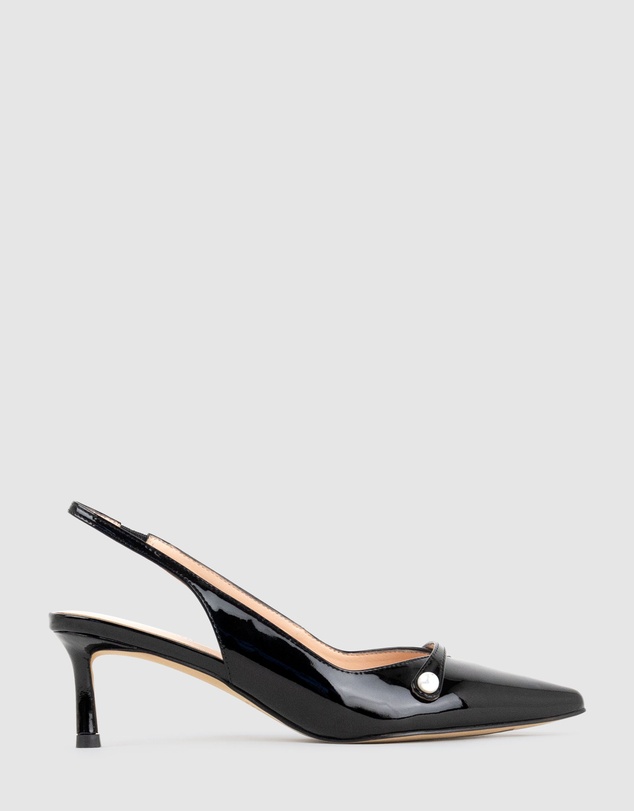 Edward Meller - DIVINE55 Slingback Pump with Pearl