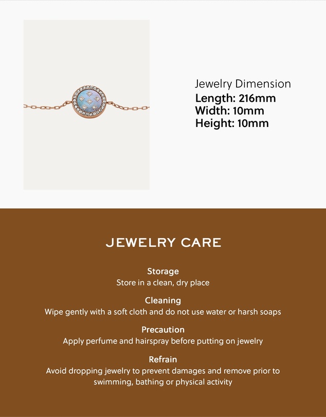 Fossil - Merrit Rose Gold tone Bracelet