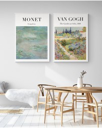 Inka Arthouse - Monet x Van Gogh Set of 2 Art Prints
