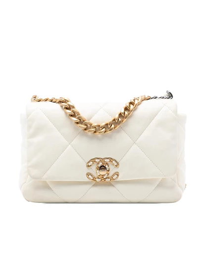 Pre-Loved by Azura Reborn - Pre-Loved Medium Lambskin 19 Flap
