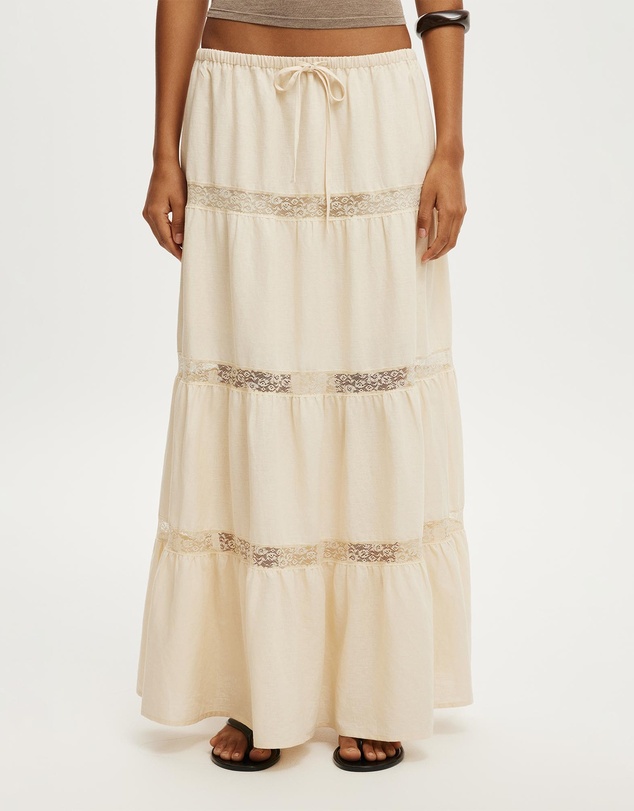 Cotton On - Haven Multi Tiered Maxi Skirt