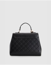 Laura Jones - Logo Emboss Top Handle Bag