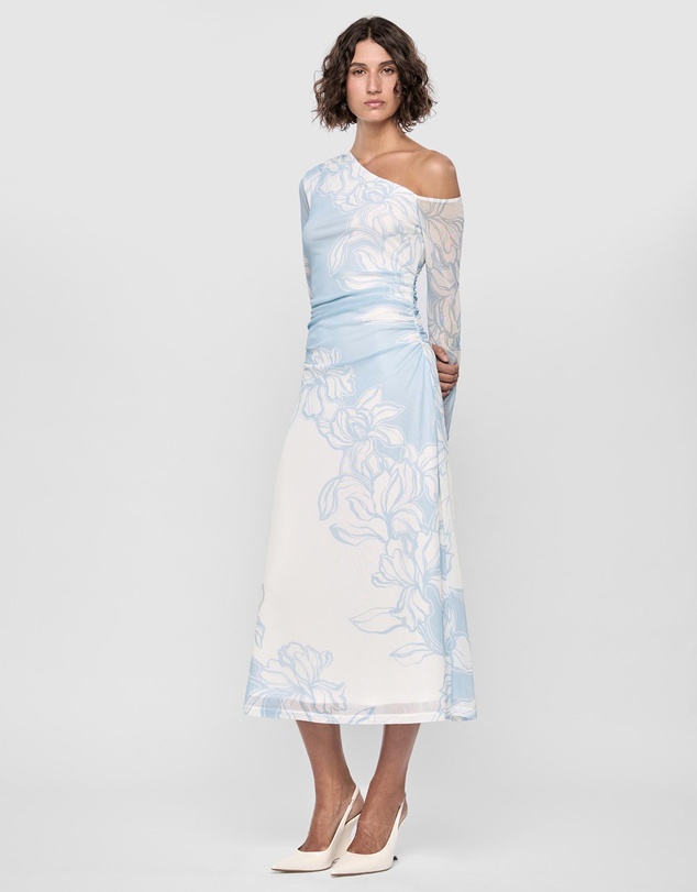 Staple the Label - Aurora Mesh Midi Dress