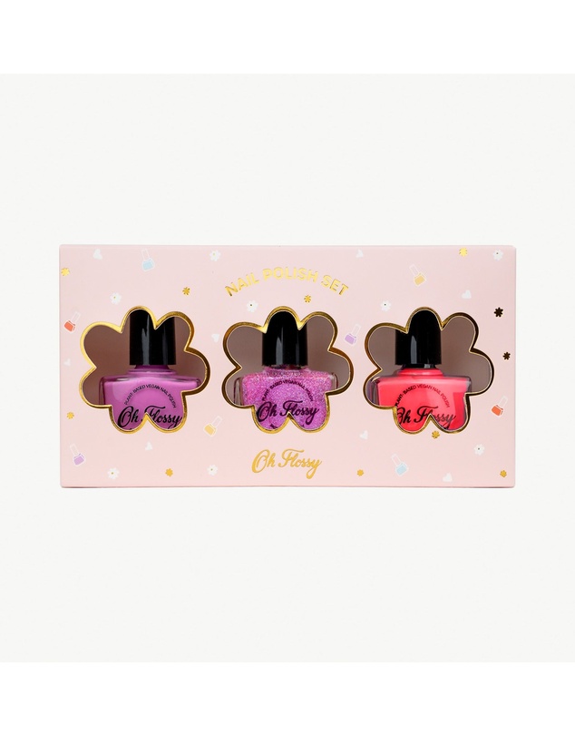 Oh Flossy - Oh Flossy Pink Pamper Nail Polish Set