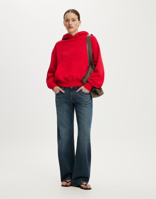 Cotton On - Boxy Fleece Hoodie