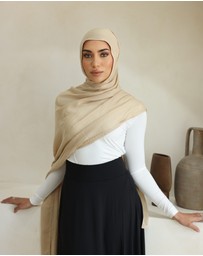 Mod Squad - Double Stitch Hijab- Oat
