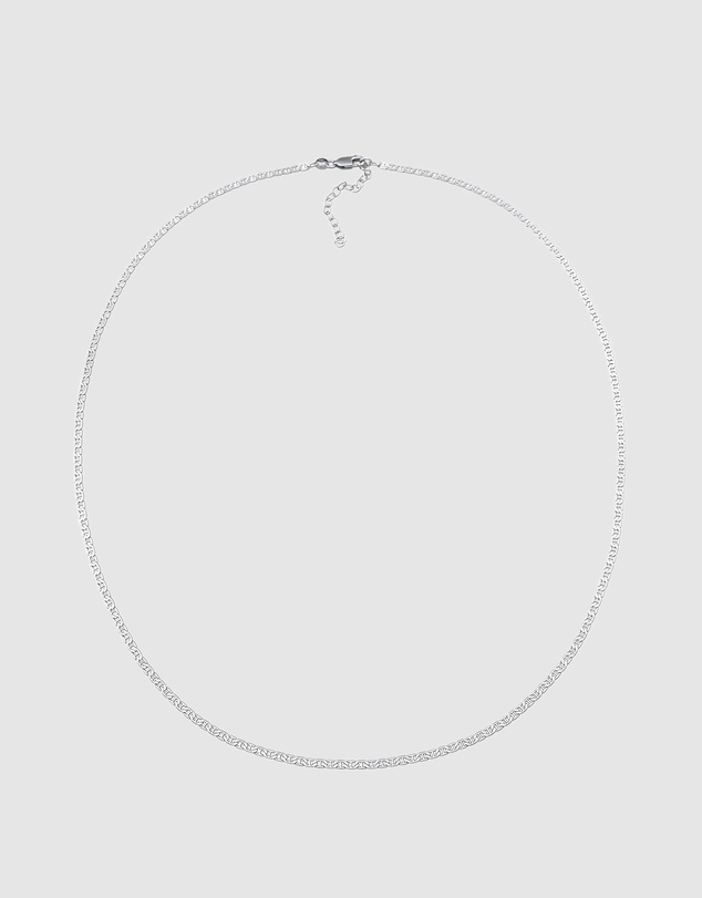 Kuzzoi - ICONIC EXCLUSIVE - Classic Mariner Chain Necklace in 925 Sterling Silver