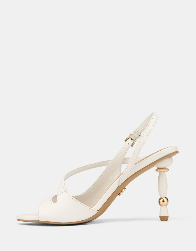 Wittner - Yen High Sandals Optic White Leather