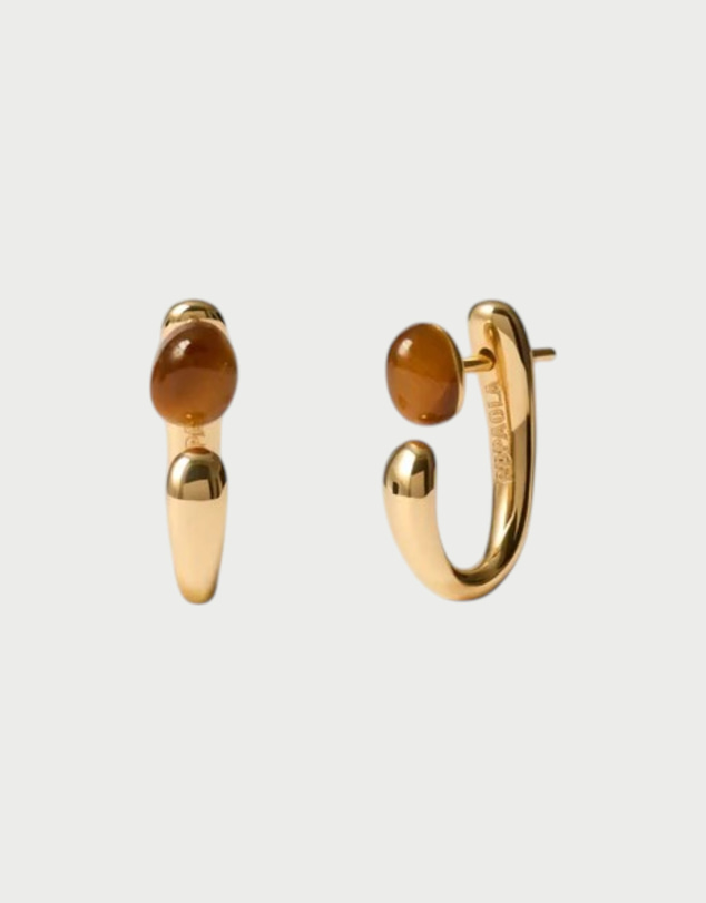 PDPAOLA - Tiger Eye Nova Earrings