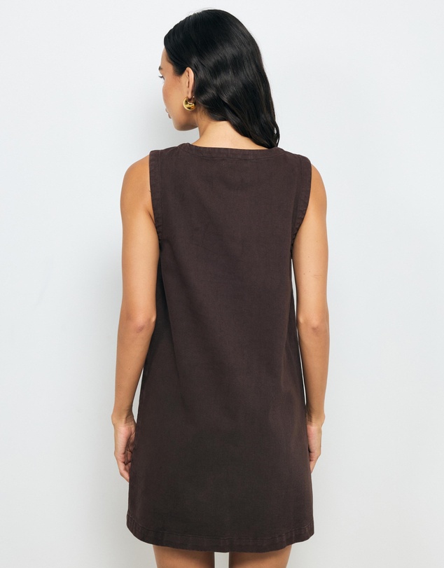 AERE - Clio Denim Mini Dress
