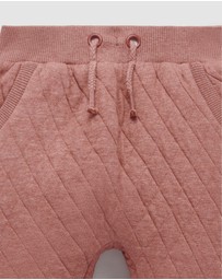 Purebaby - Quilted Track Pants -Kids-Babies