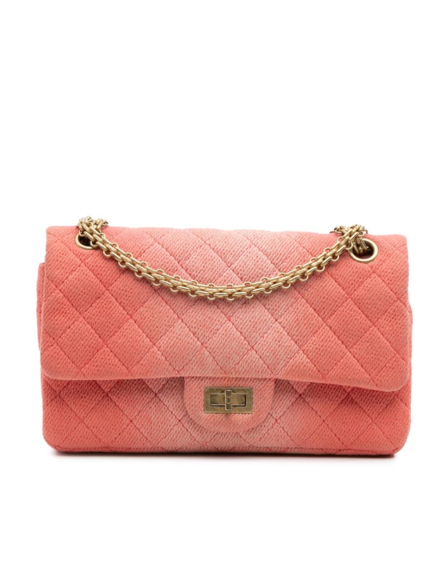 Pre-Loved by Azura Reborn - Pre-Loved Reissue 2.55 Quilted Denim Ombre Double Flap 225