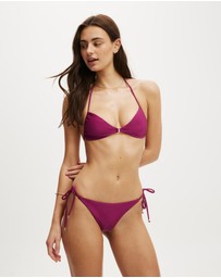 Cotton On Body - Side Gather Halter Bikini Top